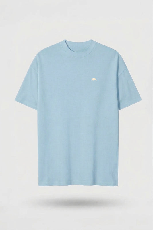 T-Shirt Against the Current (Babyblau)
