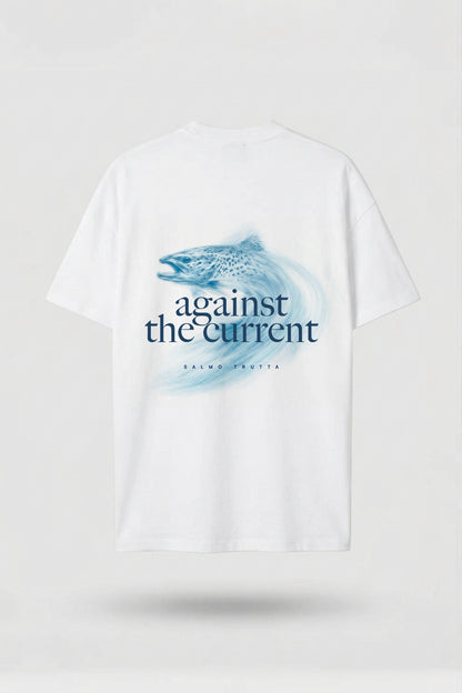 T-Shirt Against the Current (Weiß)