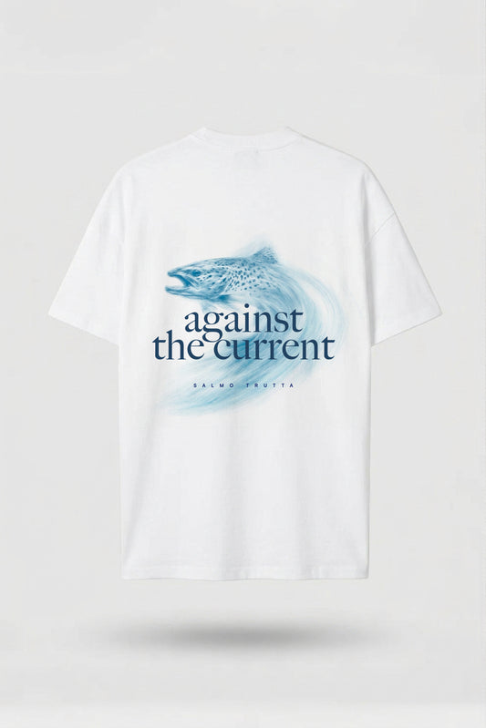 T-Shirt Against the Current (Weiß)